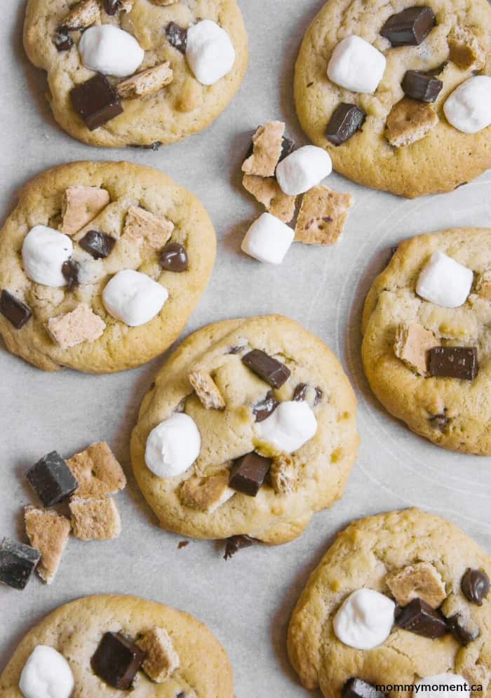 Chocolate Chip S'mores Cookie Recipe