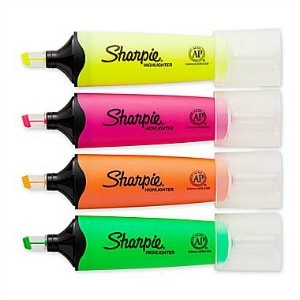 Sharpie® Clear View Highlighters 