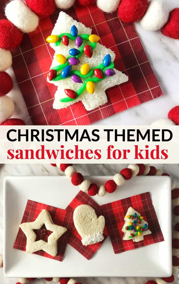 christmas themed sandwiches for kids