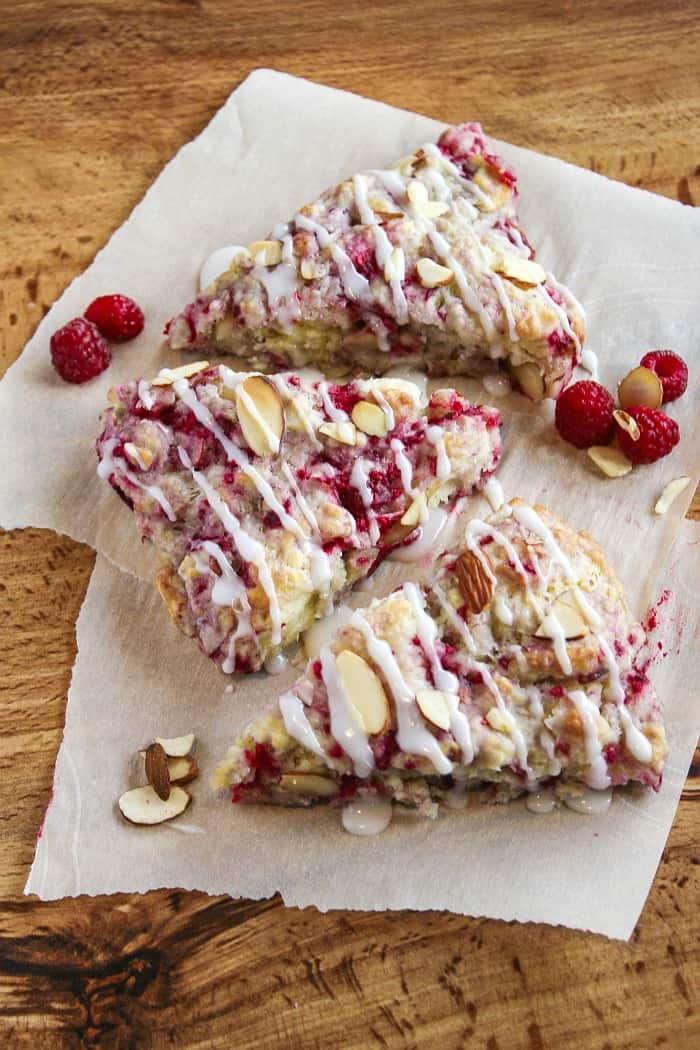 rasberry almond scones recipe