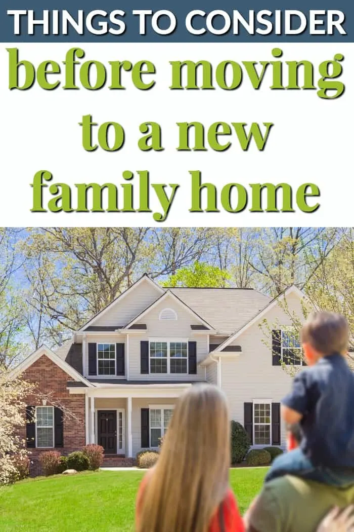 Things to consider before moving to a new home