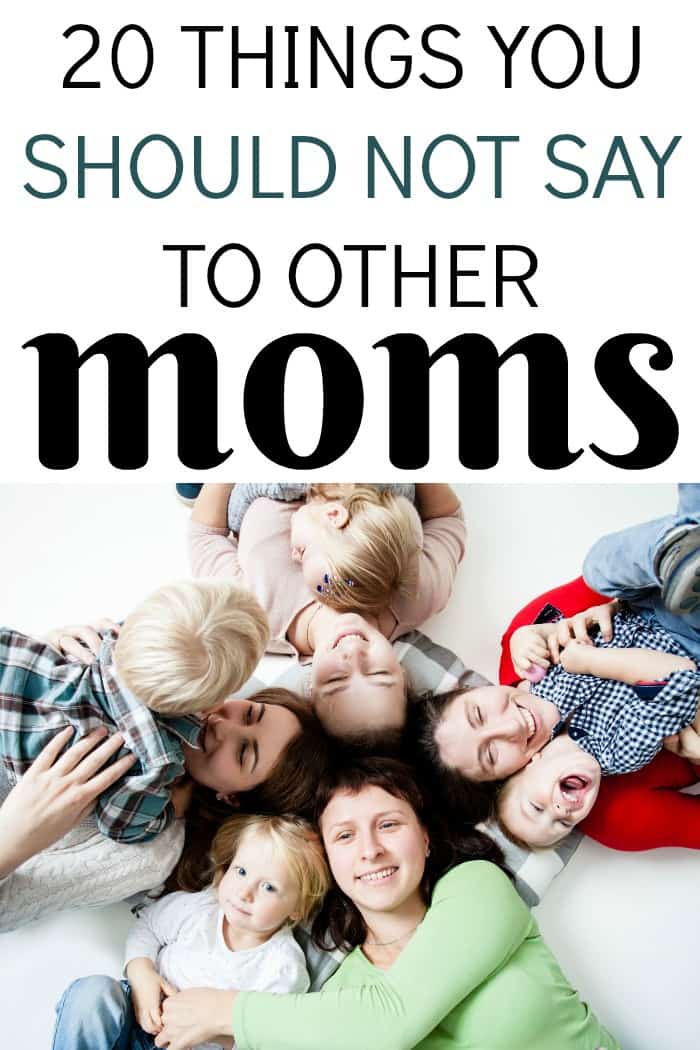 group of moms and kids