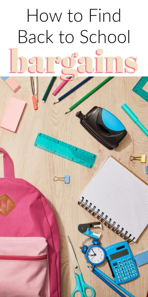 Back to school bargains